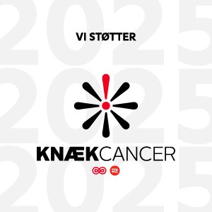 Vi støtter Knæk Cancer 2025